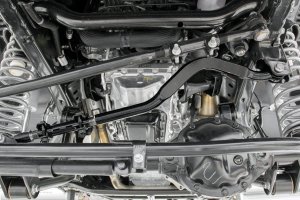 Jeep Wrangler Track Bar - Front - Rough Country - Forged, Adjustable, 2.5-6 Inch Lift - '07-'17